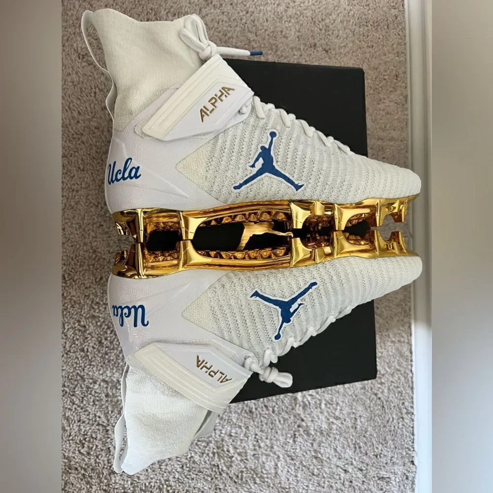 Nike Jordan Alpha Menace Elite 2 UCLA Player Exclusive Football Cleat